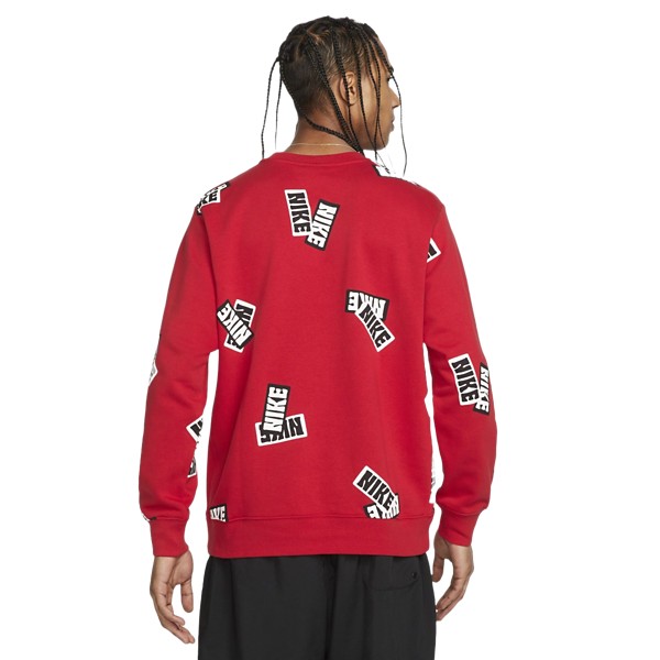Men's Nike Sportswear Sport Essentials+ All Over Graphic Crewneck Sweatshirt product image