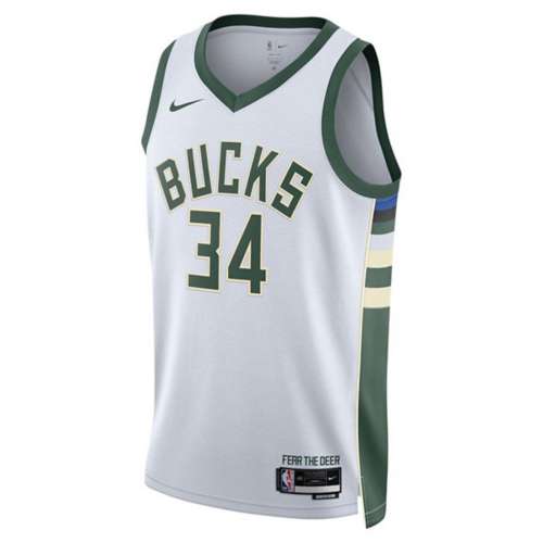 Nike Milwaukee Bucks Giannis Antetokounmpo #34 2022 Association Edition Jersey