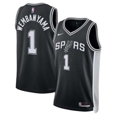 Nike San Antonio Spurs Victor Wembanyama #1 Swingman Jersey