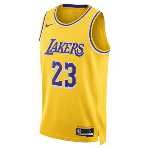  NBA Los Angeles Lakers Men's Long Sleeve Cycling Home Jersey,  XXL, Yellow : Sports & Outdoors