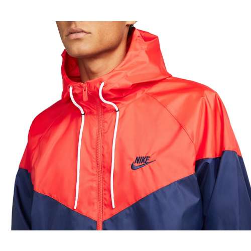 Nike Sportswear Windbreaker Full Zip Jacket Black DA0001-010 Men's