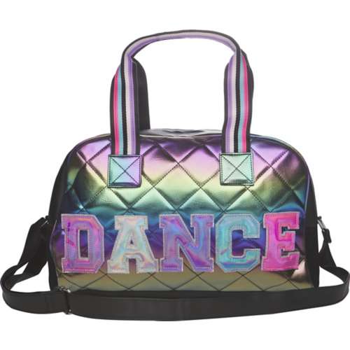 OMG Accessories Dance Quilted Iridescent bag mens Duffel