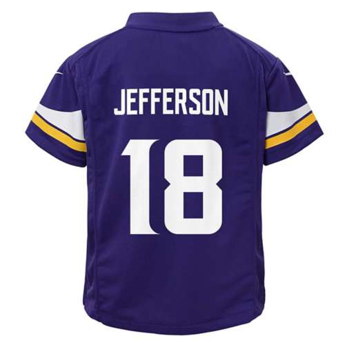 Nike Kids' Minnesota Vikings Justin Jefferson #18 Color Rush Jersey