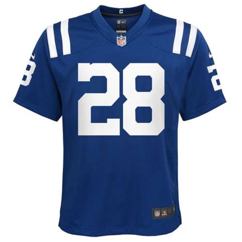 Nike Youth Indianapolis Colts Jonathan Taylor #28 Atmosphere Grey Game  Jersey