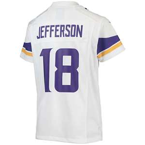 Men's Nike Justin Jefferson Black Minnesota Vikings RFLCTV Limited Jersey