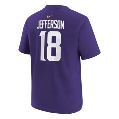 youth minnesota vikings justin jefferson jersey