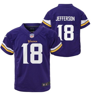 Preschool Nike Justin Jefferson Purple Minnesota Vikings Game Jersey