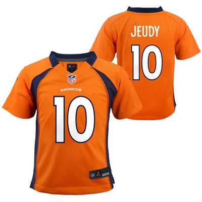 Denver Broncos Jerry Jeudy Jersey # 10 Orange