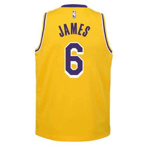 Nike Kids' Los Angeles Lakers LeBron James #6 Swingman Jersey