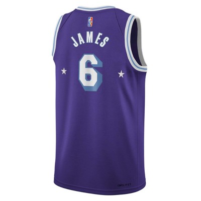 Kids Los Angeles Lakers LeBron James #6 Black Swingman Jersey - City  Edition