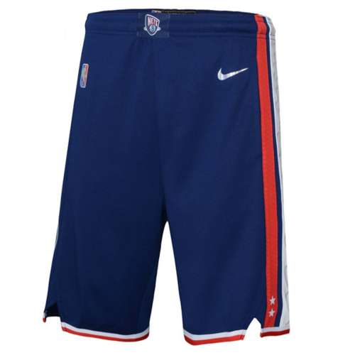 Nike Kids' Brooklyn Nets City Edition Mixed Moment Tape Swingman Shorts