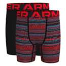 Boys' Under Armour Printed 2 Pack Boxer Briefs