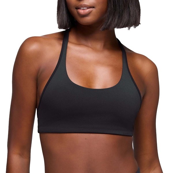 Women's prAna Luxara Racerback Sports Bra Medium Black