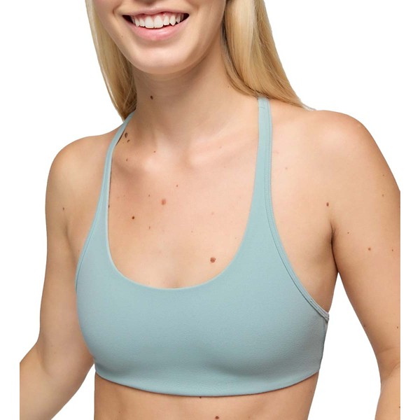 Women's prAna Luxara Racerback Sports Bra Large Saltwater