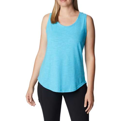 Los Angeles Rams Women's Navy/White V-Notch Muscle Tank Top