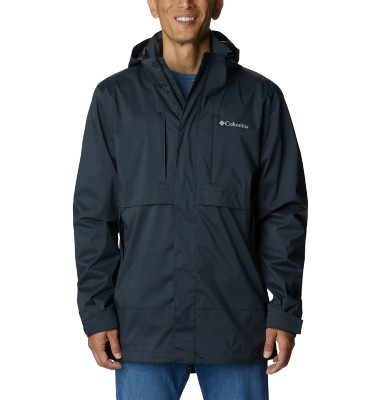 Big & tall columbia clearance weather drain rain jacket