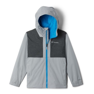 Boys' Columbia Rainy Trails Fleece Lined Rain Jacket