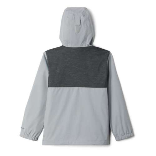 River Island Silver Reflective Hooded Puffer Coat in Gray