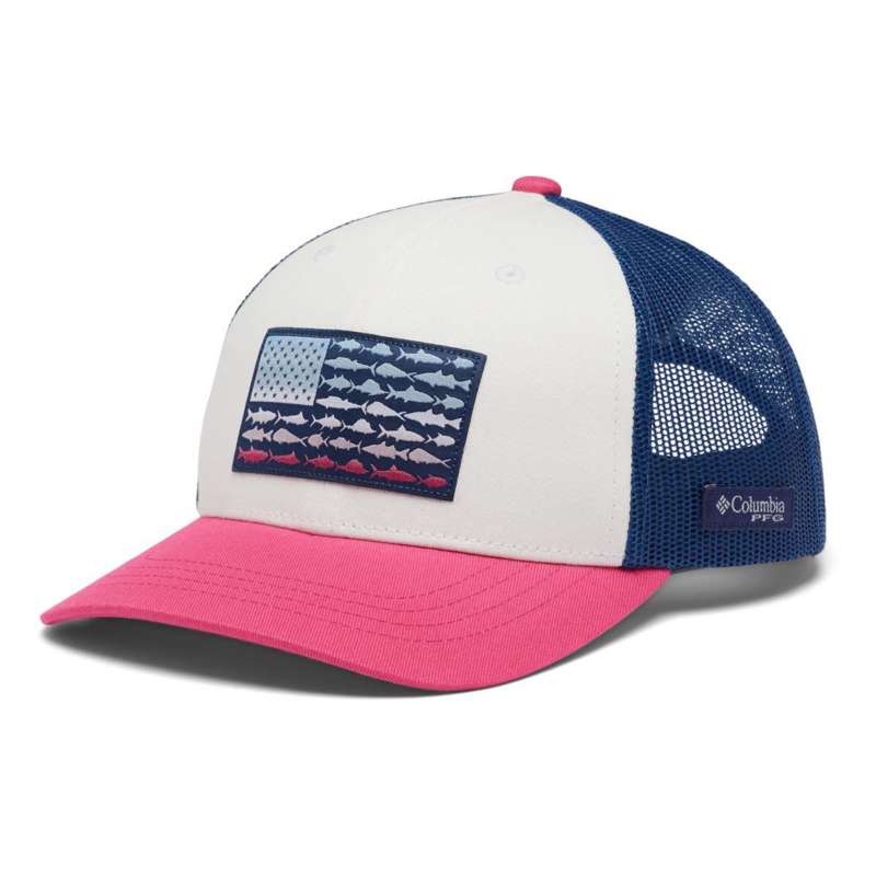 Columbia Youth PFG Fish Flag Snapback Cap