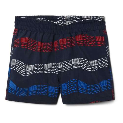 Toddler Boys' Columbia PFG Super Backcast Swim collage-print Shorts