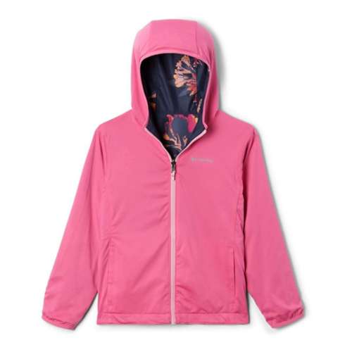 Chicago Cubs Youth Pink Tri-blend Waving Bear Pullover Hood