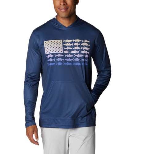 Houston Astros Columbia Terminal Tackle Long Sleeve Hoodie T-Shirt - Navy
