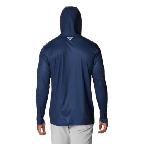 Men's Tampa Bay Rays Columbia White Terminal Tackle Omni-Shade Raglan Long  Sleeve T-Shirt