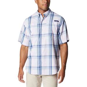 Dallas Cowboys Columbia Big & Tall Tamiami Woven Button-Down Shirt - White