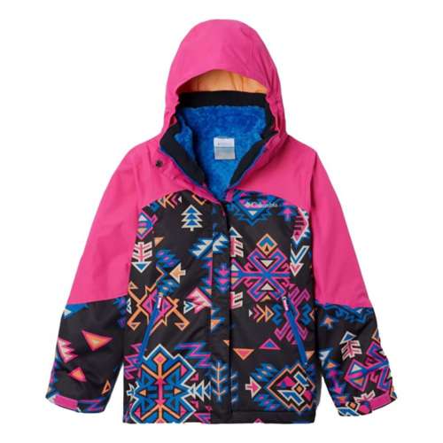 Girls' Columbia Bugaboo II Fleece Interchange Waterproof Hooded 3-in-1 Jacket