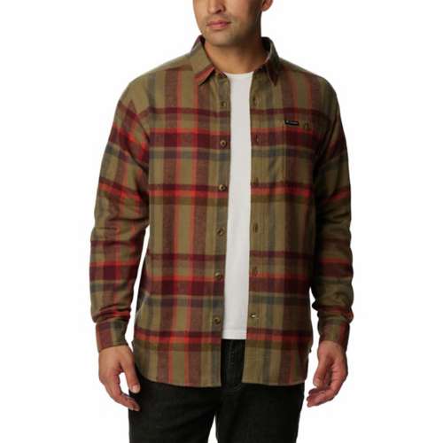 Men's Columbia Pitchstone Heavyweight Flannel Long Sleeve Button