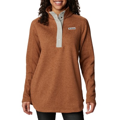 Women's Columbia Sweater Weather Tunic 1/4 Snap Fleece Pullover