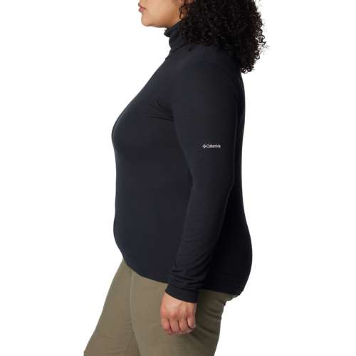 Women's Columbia Plus Size Boundless Trek Ribbed Long Sleeve Turtleneck Shirt