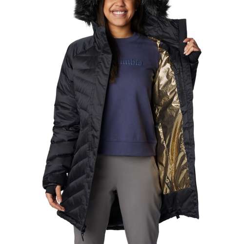 Women's Columbia Lay D III Hooded Mid Puffer Parka