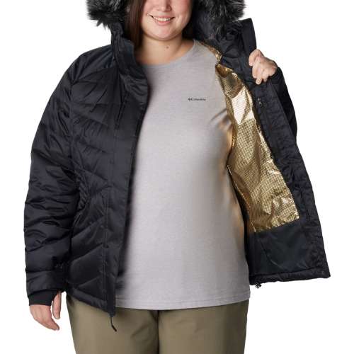 Women's Columbia Plus Size Lay D Down III Hooded Short Puffer Jacket