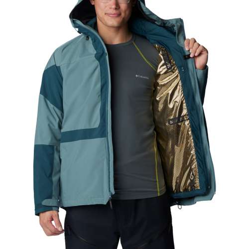 Men's Columbia Powder Canyon Interchange II Hooded 3-in-1 Jacket