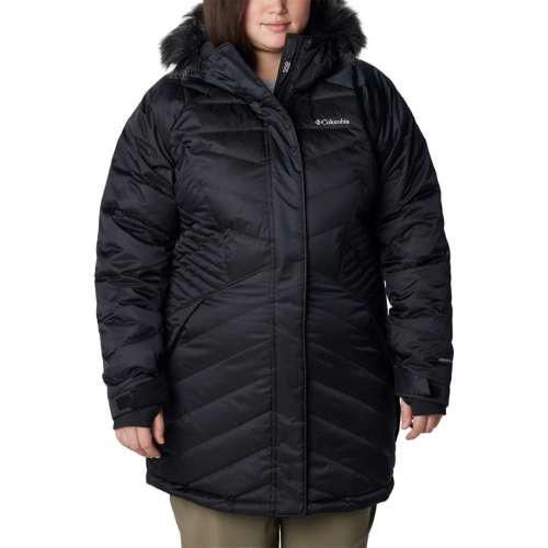 Women's Columbia Plus Size Lay D III Hooded Mid Parka