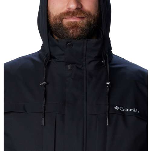 Men's Columbia Stuart Island Interchange polar Hooded 3-in-1 Jacket