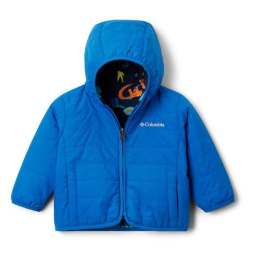 Baby Boys' Columbia Double Trouble Reversible Hooded Fleece smala jacket