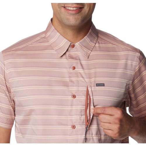 Men's Columbia Silver Ridge Utility Light Novelty Button Up Shirt