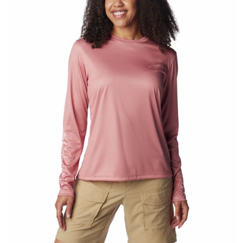 Columbia Women s Tidal Tee PFG Sun Up Sandalwood Pink XL