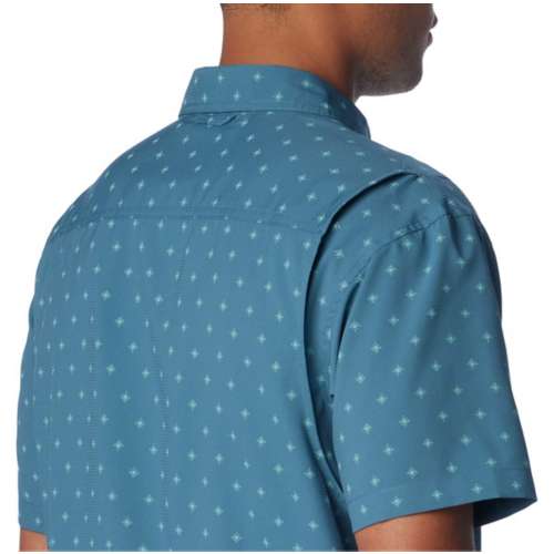 Men's Columbia Utilizer Printed Woven Button Up Jacket shirt