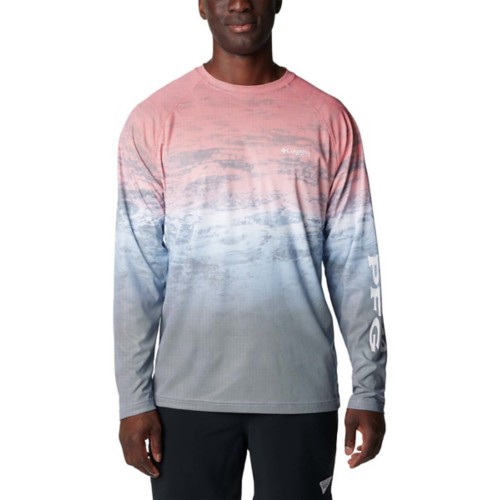 Men s Columbia PFG Terminal Deflector Printed Long Sleeve T Shirt SCHEELS