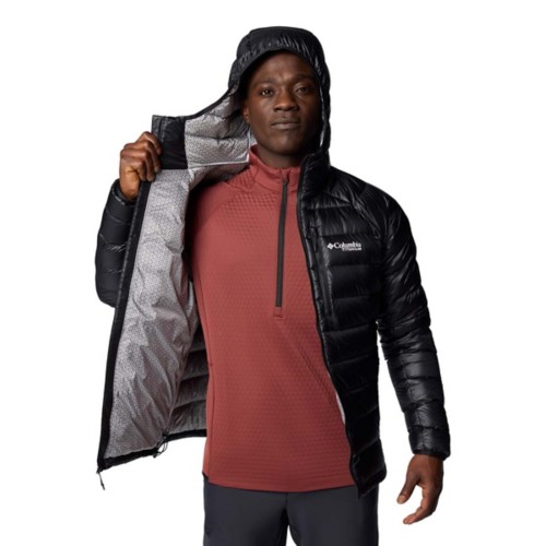 Mens columbia hooded puffer jacket sale