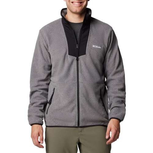 COLUMBIA Mountain Fleece Jacket Full Zip Mock Neck Drawstring shops waist