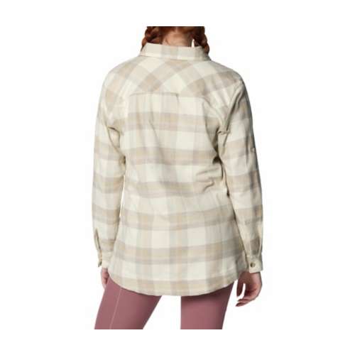 Women's Columbia Holly Hideaway™ Flannel Long Sleeve Button Up Shirt