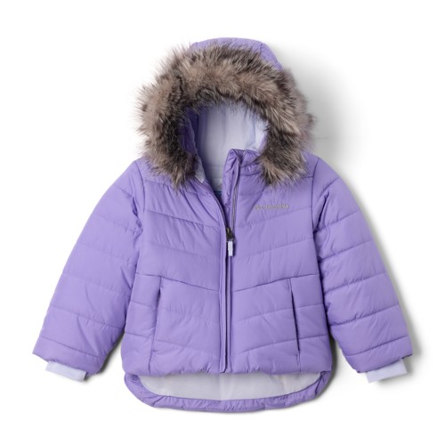 Columbia Girls Toddler Katelyn Crest III Hooded Jacket 3T Purple