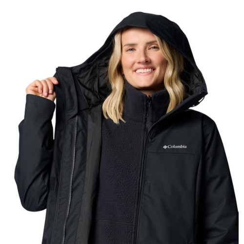 Columbia Women s Hikebound II Interchange Jacket L Black