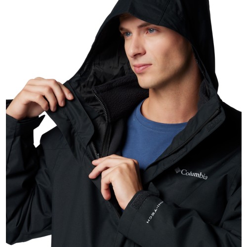 Men's Columbia Hikebound II Interchange Hooded 3-in-1 Jacket Men's Columbia Hikebound II Interchange Hooded 3-in-1 Jacket