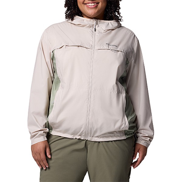 Women's Columbia Crested Canyon™ Windbreaker 2XLarge Dark Stone/Safari