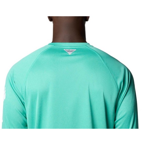 Men's Columbia PFG Terminal Tackle Heather Long Sleeve T-Shirt